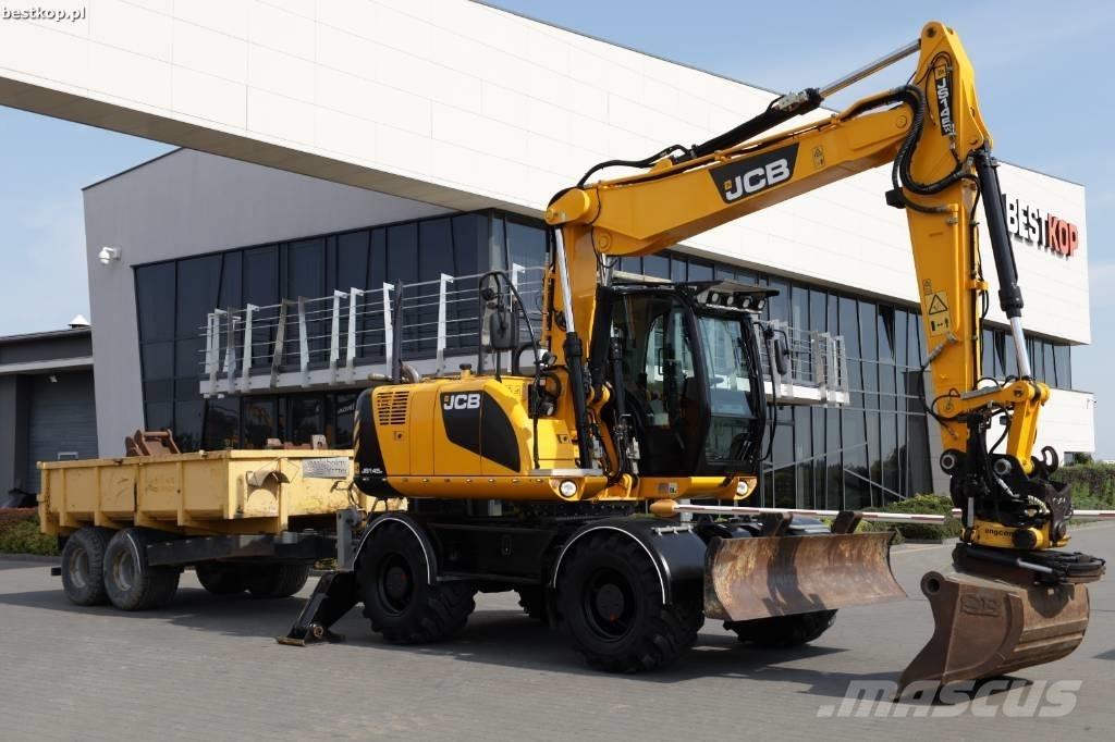JCB JS 145 W  휠 굴삭기