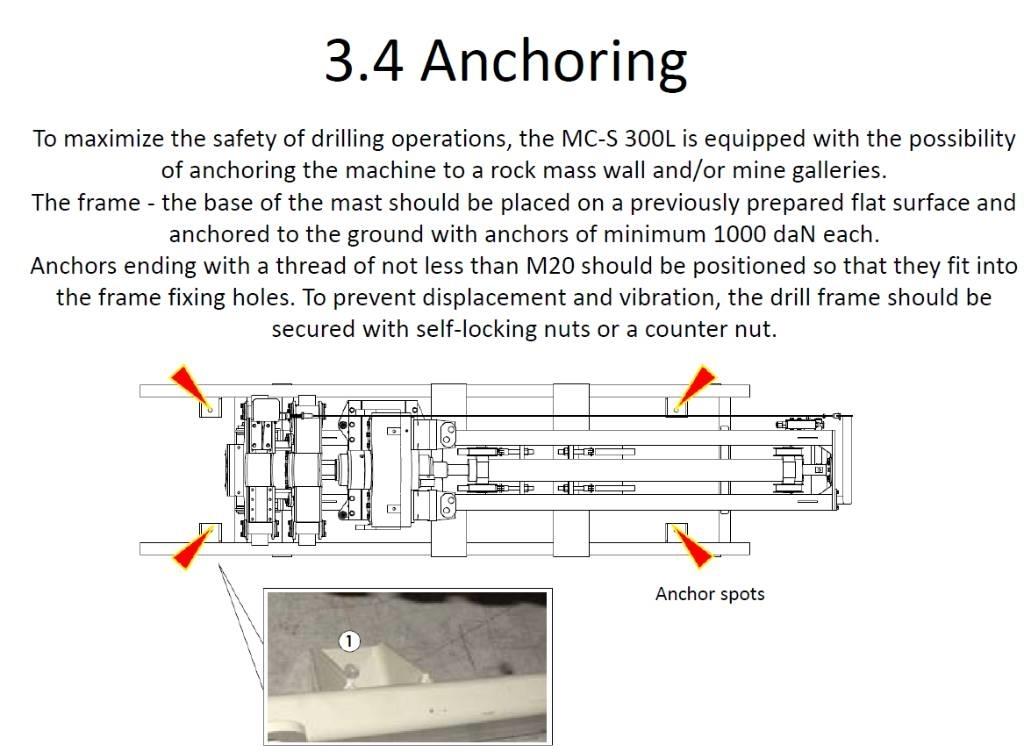 Comacchio MCS 300L 터널링 및 지하 채굴 드릴