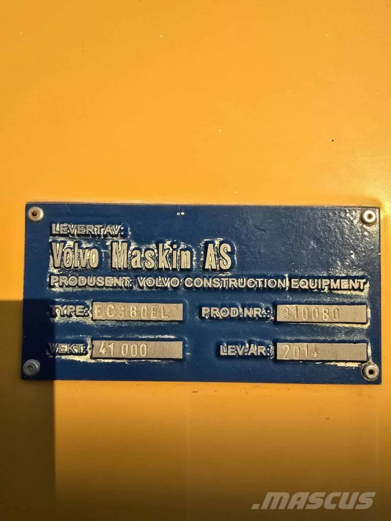 Volvo EC380EL 대형 굴삭기 29톤 이상