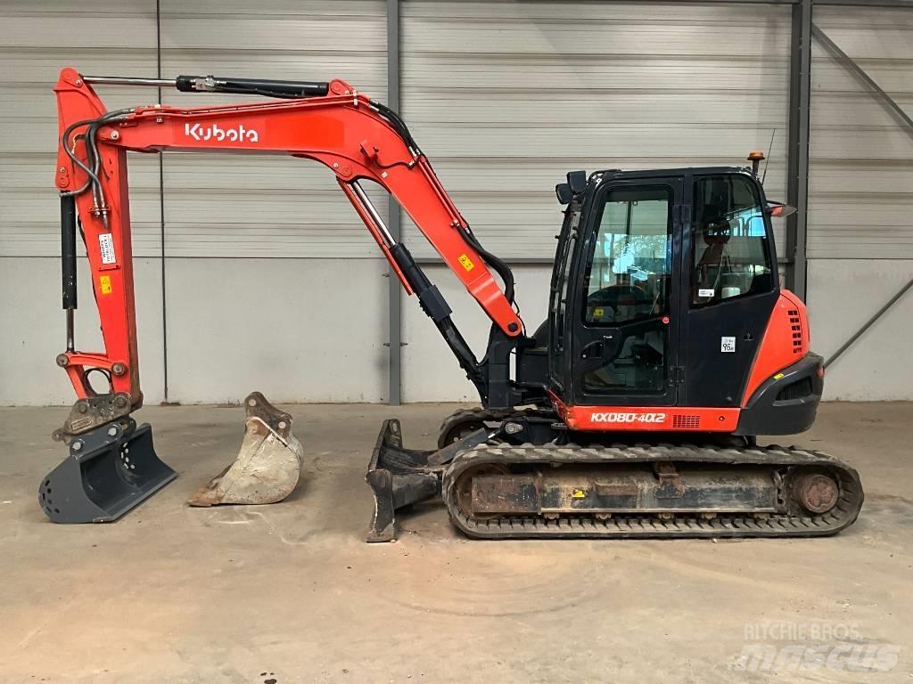 Kubota KX 080-4 A 2 중형굴삭기 7톤-28톤
