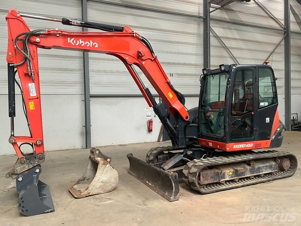 Kubota KX 080-4 A 2 중형굴삭기 7톤-28톤