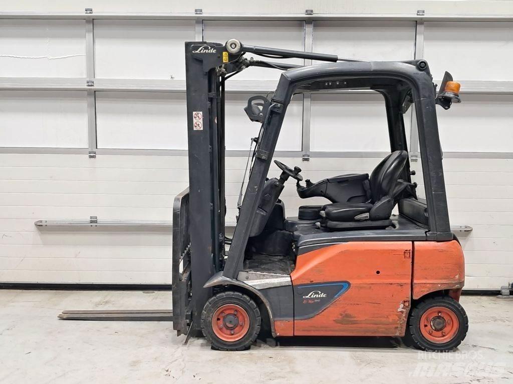 Linde E16P-02 전동 지게차