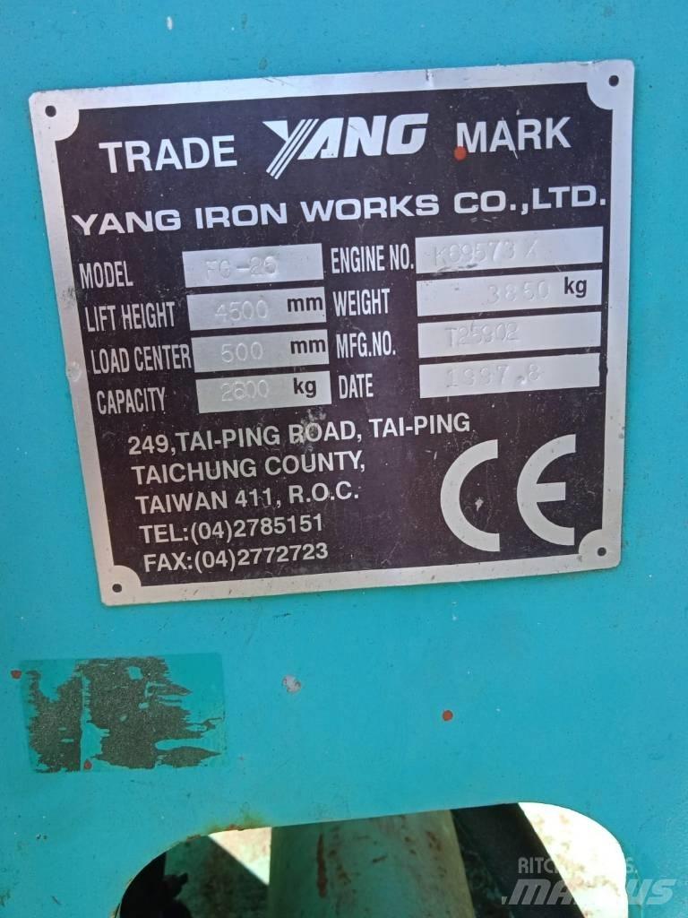 Yang FG20 LPG 지게차