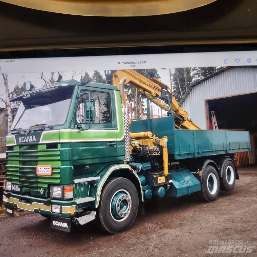 Scania R 142 HL 케이블 리프트 탈착식 트럭