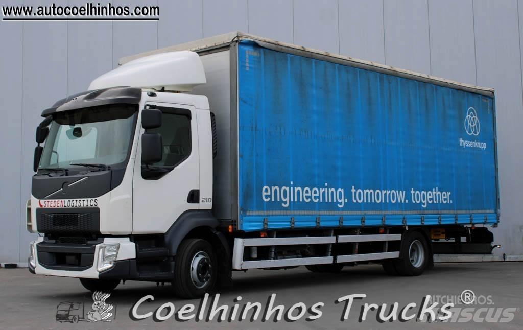 Volvo FL 210 커튼사이더 트럭