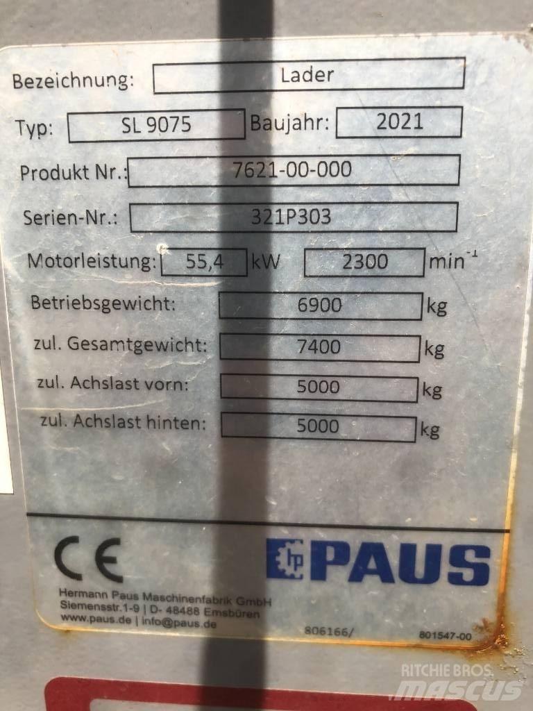 Paus SL 9075  휠로우더