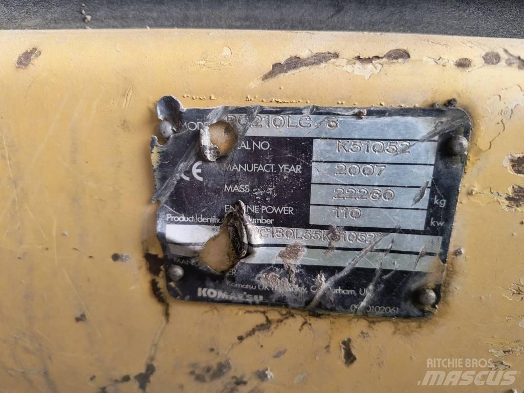 Komatsu 210 LC 대형 굴삭기 29톤 이상