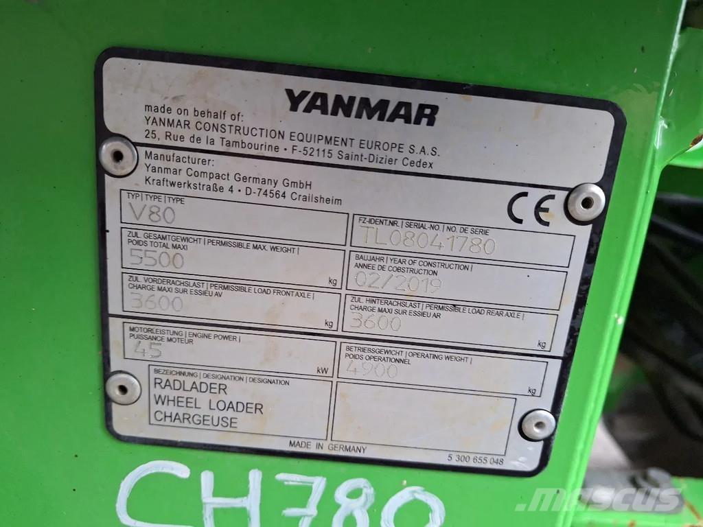 Yanmar V80  휠로우더
