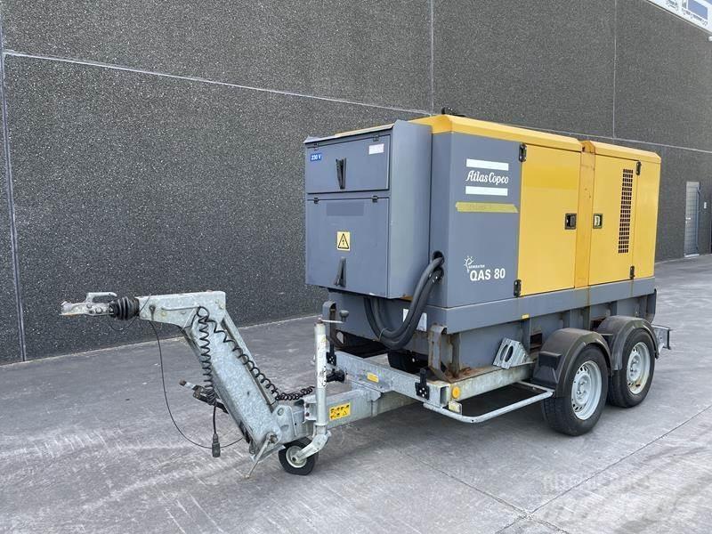 Atlas Copco QAS 80 디젤 발전기