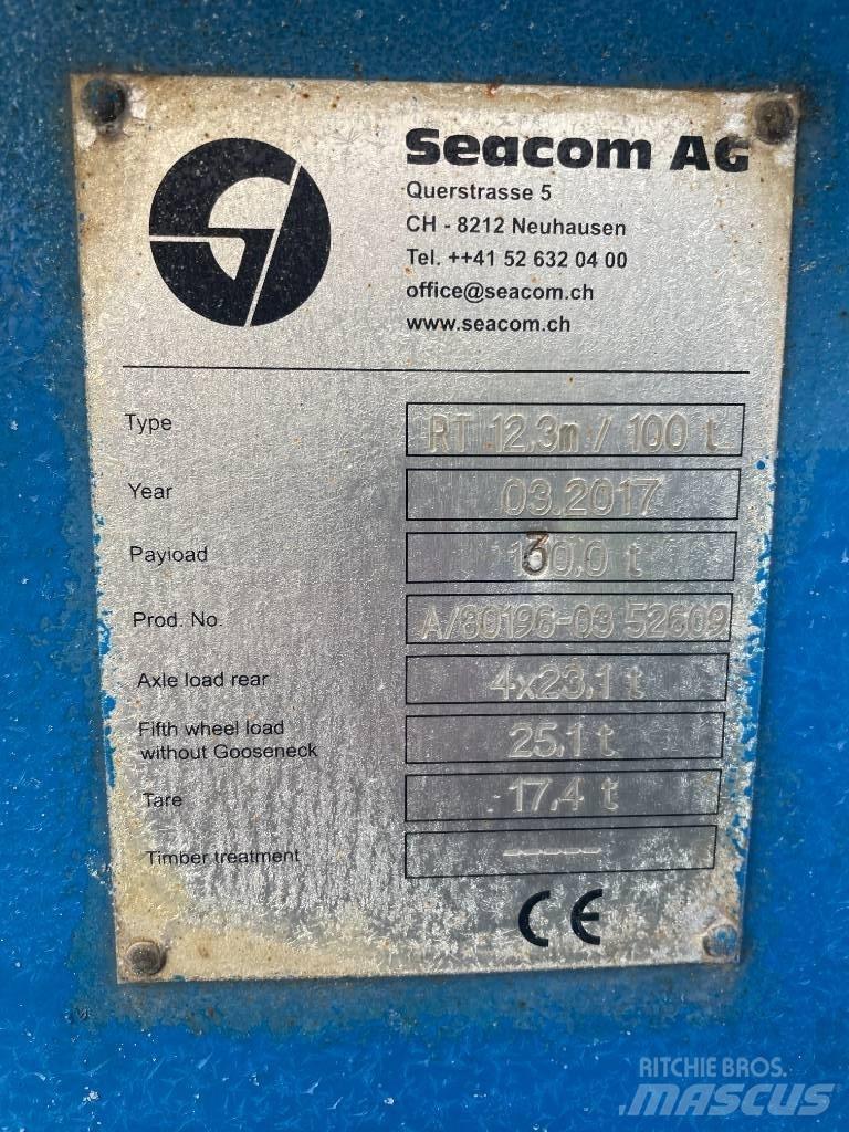 Seacom RT12,3x4.0 산업용 트레일러