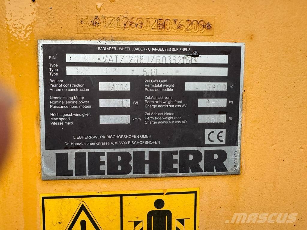 Liebherr L 538  휠로우더