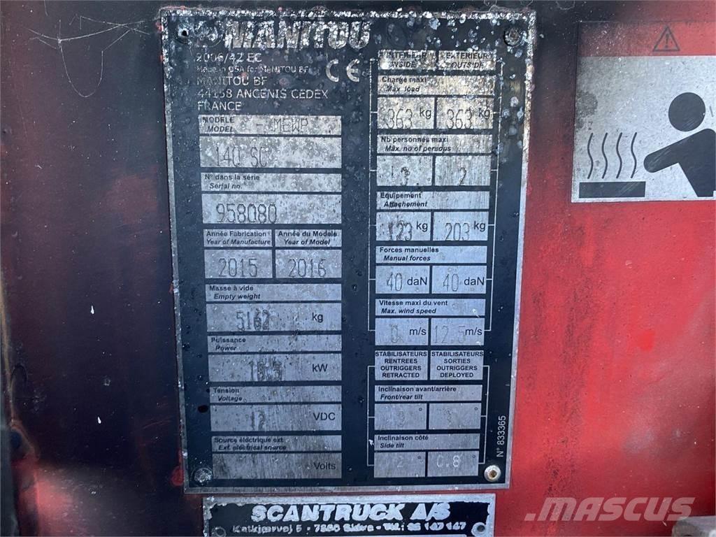 Manitou 140SC 가위형 리프트