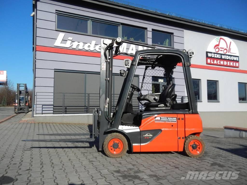 Linde E16P-02 전동 지게차
