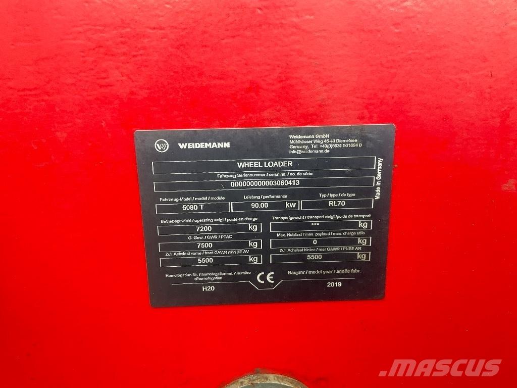 Weidemann 5080T 텔레스코픽 휠 로더