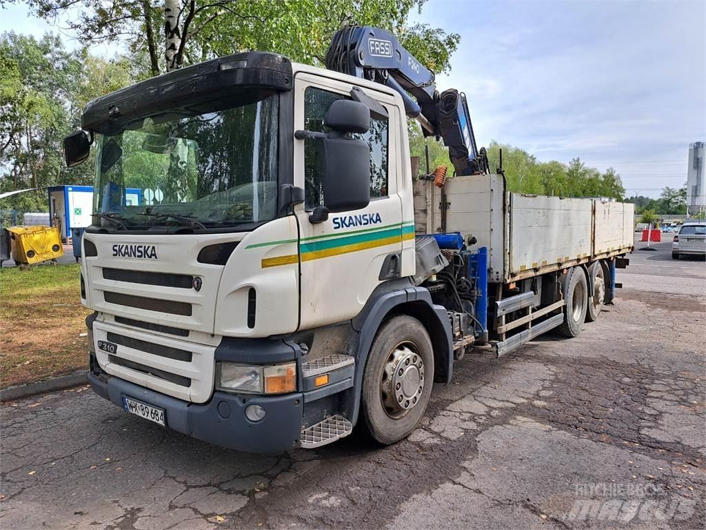 Scania P310 + HR 플랫베드/드롭사이드 트럭