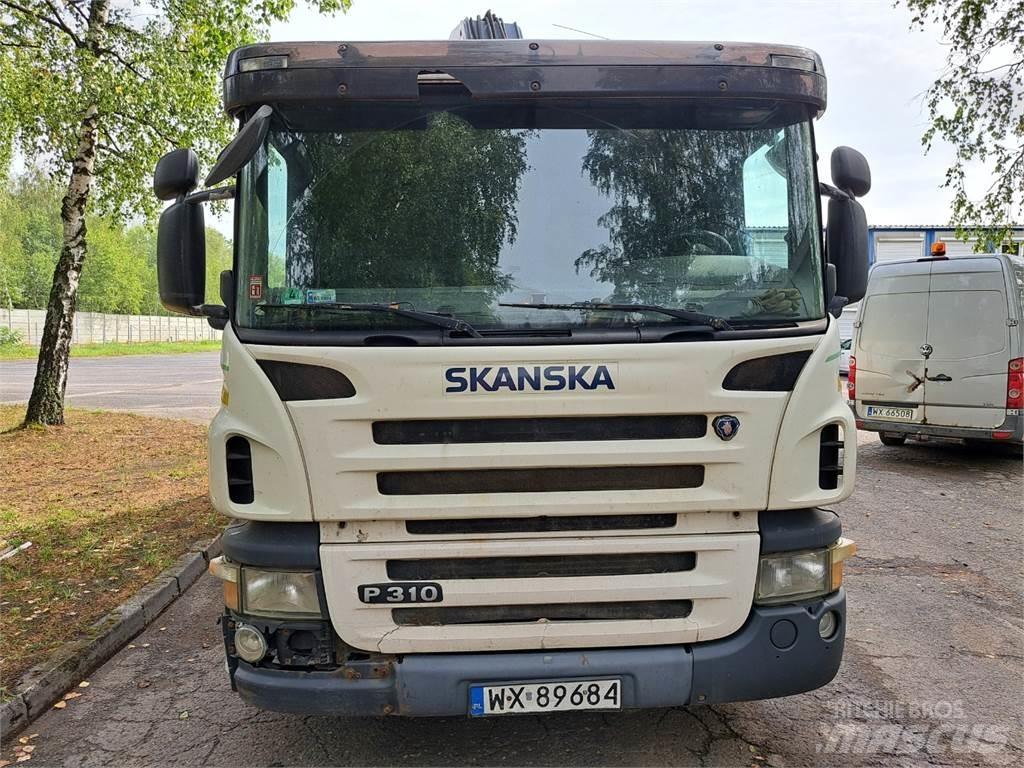 Scania P310 + HR 플랫베드/드롭사이드 트럭
