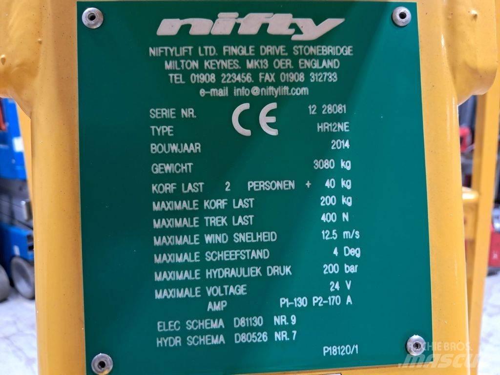 Niftylift HR12NE 관절형 전동이동 리프트