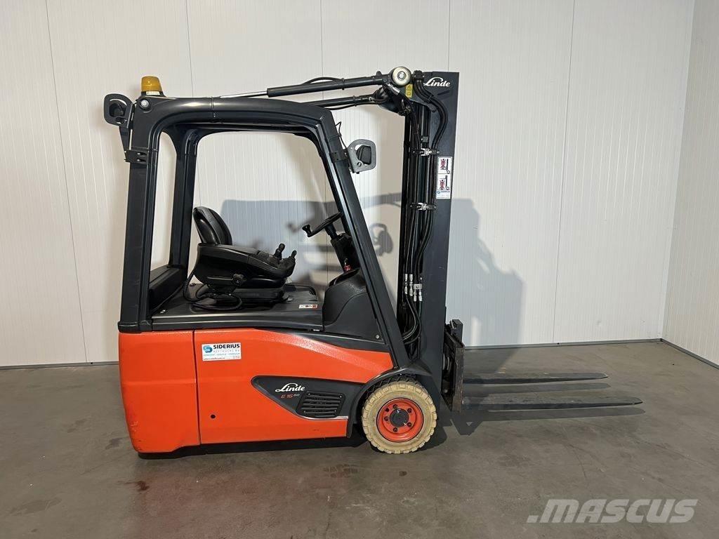 Linde E16-02 전동 지게차