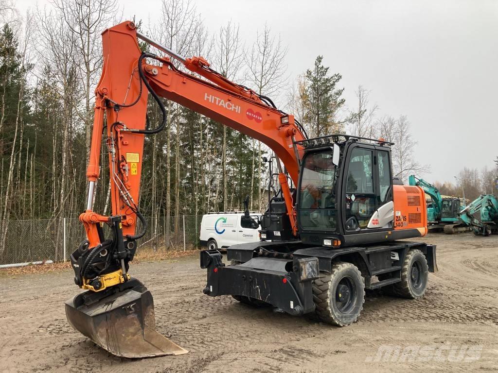 Hitachi ZX 140 W-5B  휠 굴삭기
