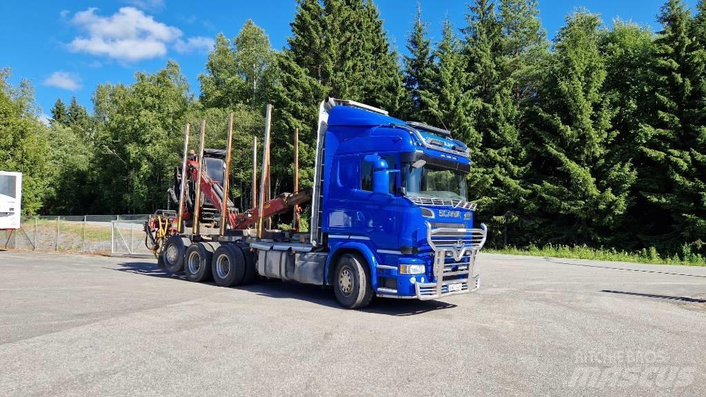 Scania R730 8x4*4 목재 트럭