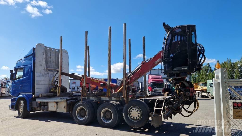 Scania R730 8x4*4 목재 트럭