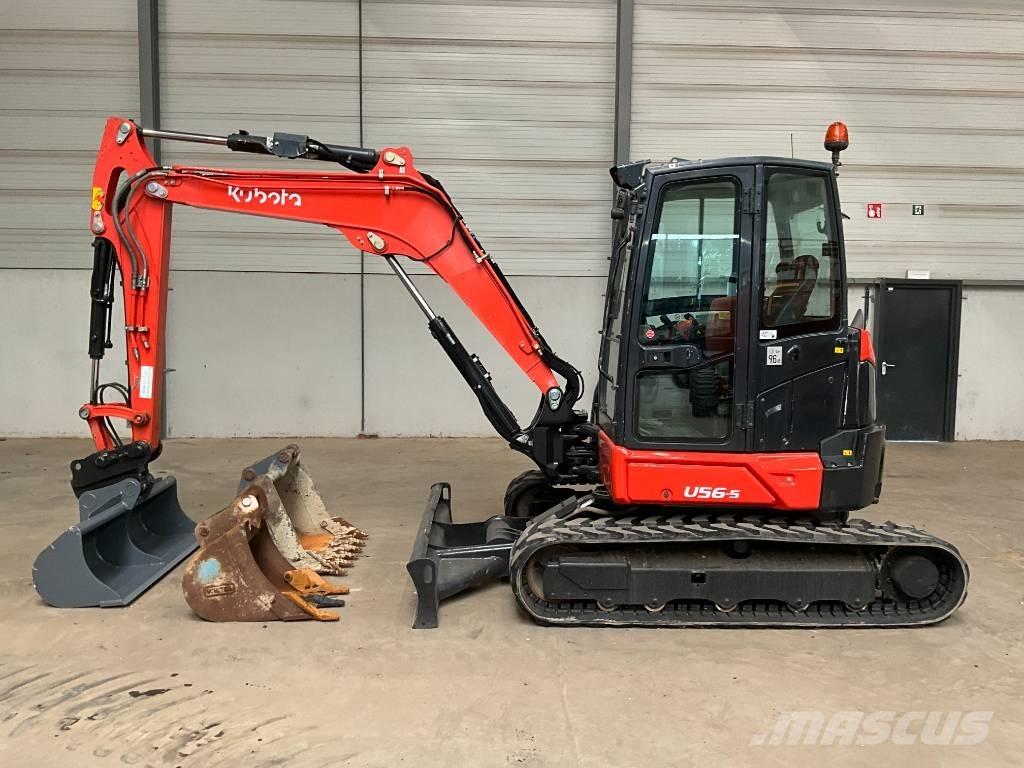 Kubota U 56-5 소형 굴삭기 7톤 미만