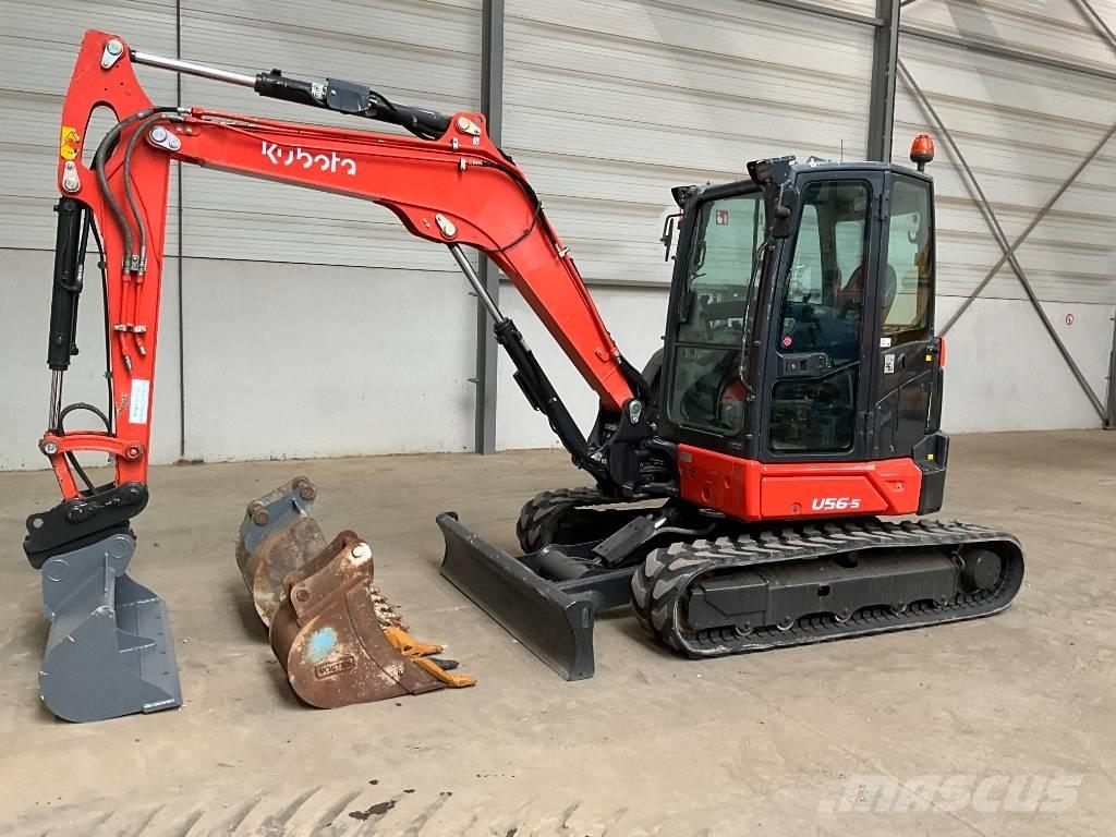 Kubota U 56-5 소형 굴삭기 7톤 미만