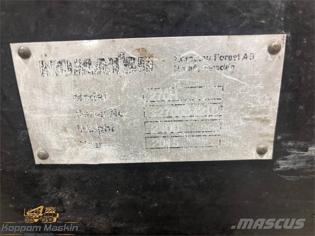 Komatsu 270H 하비스터 크레인