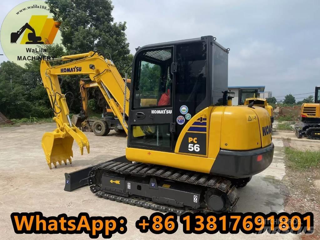 Komatsu PC 56-7 소형 굴삭기 7톤 미만