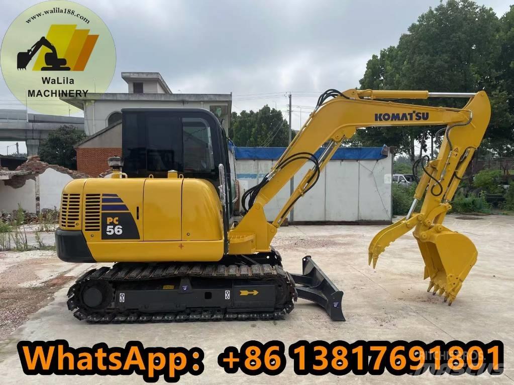 Komatsu PC 56-7 소형 굴삭기 7톤 미만