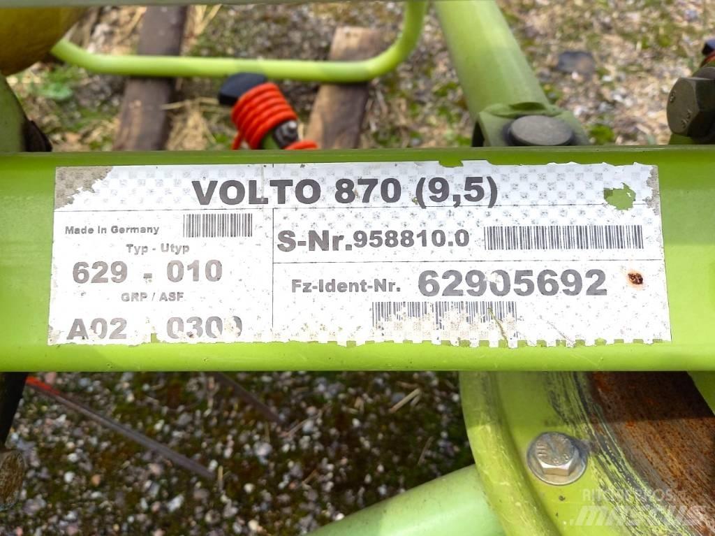 CLAAS Volto 870 갈퀴 및 테더
