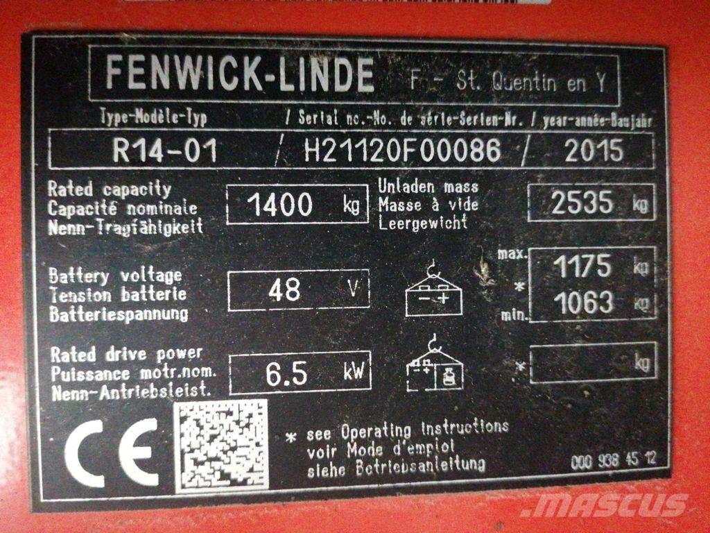 Linde R14-01 리치 트럭