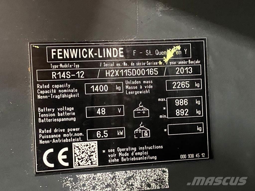 Linde R14S-12 리치 트럭