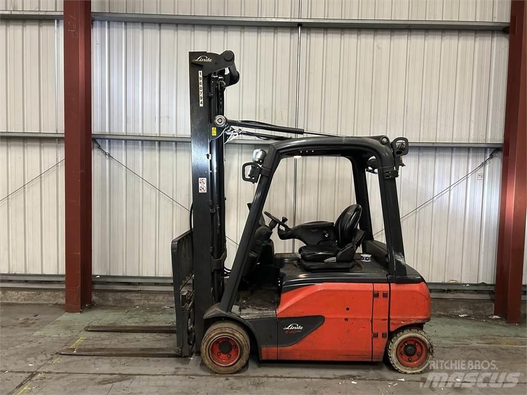 Linde E20PL-02 전동 지게차