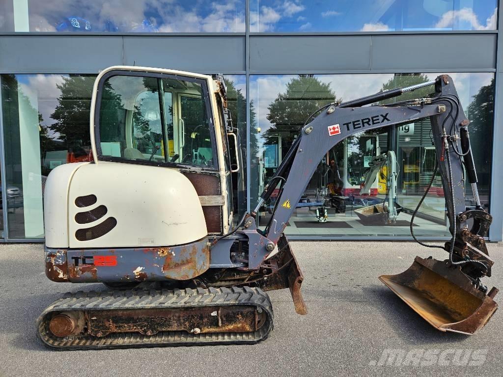 Terex tc25 소형 굴삭기 7톤 미만