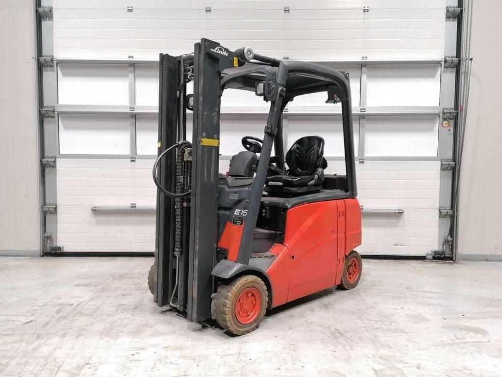 Linde E16PH-01 전동 지게차