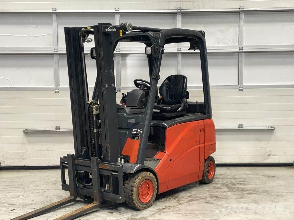 Linde E16PH-01 전동 지게차