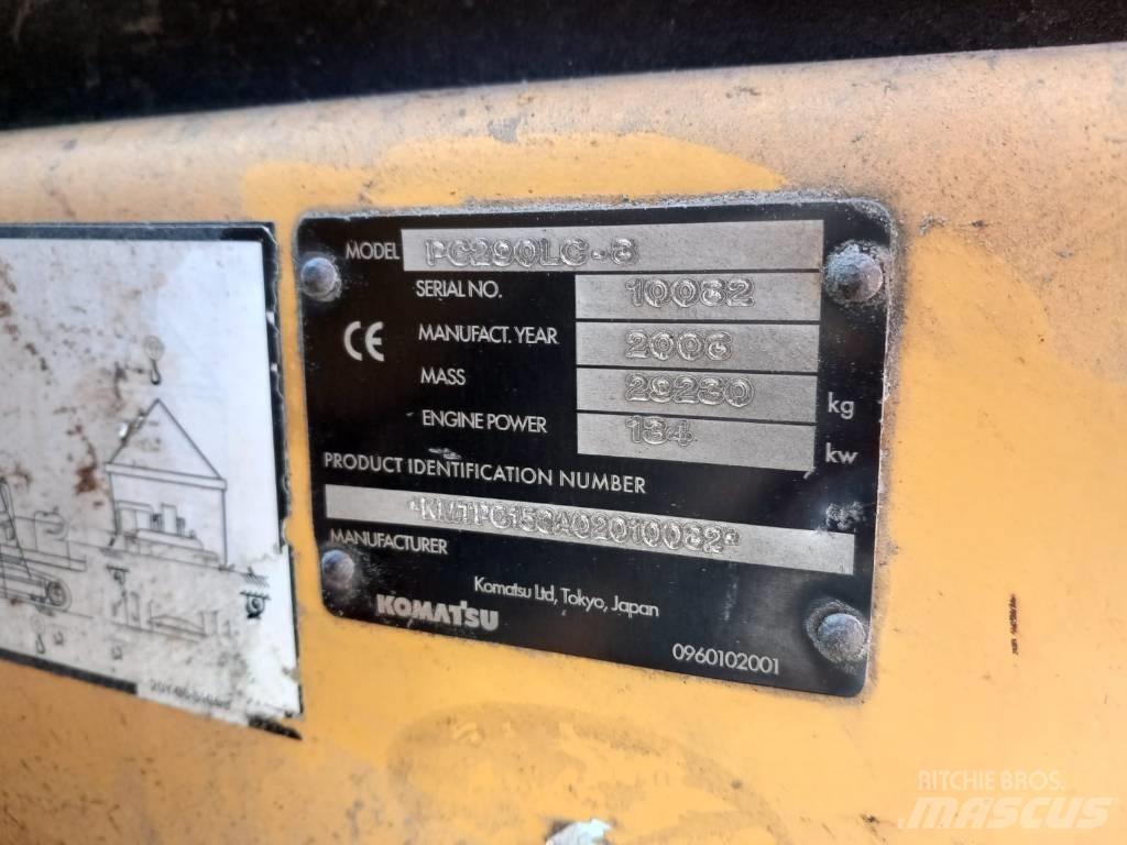 Komatsu PC 290 LC-3 대형 굴삭기 29톤 이상