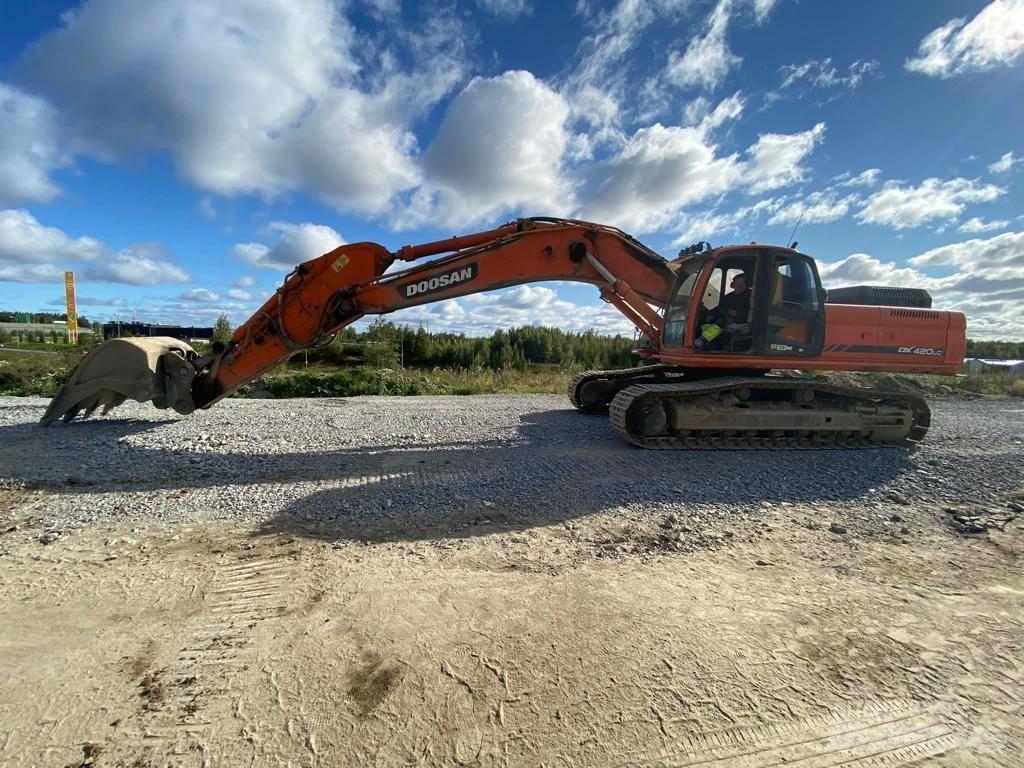 Doosan DX420LC 대형 굴삭기 29톤 이상