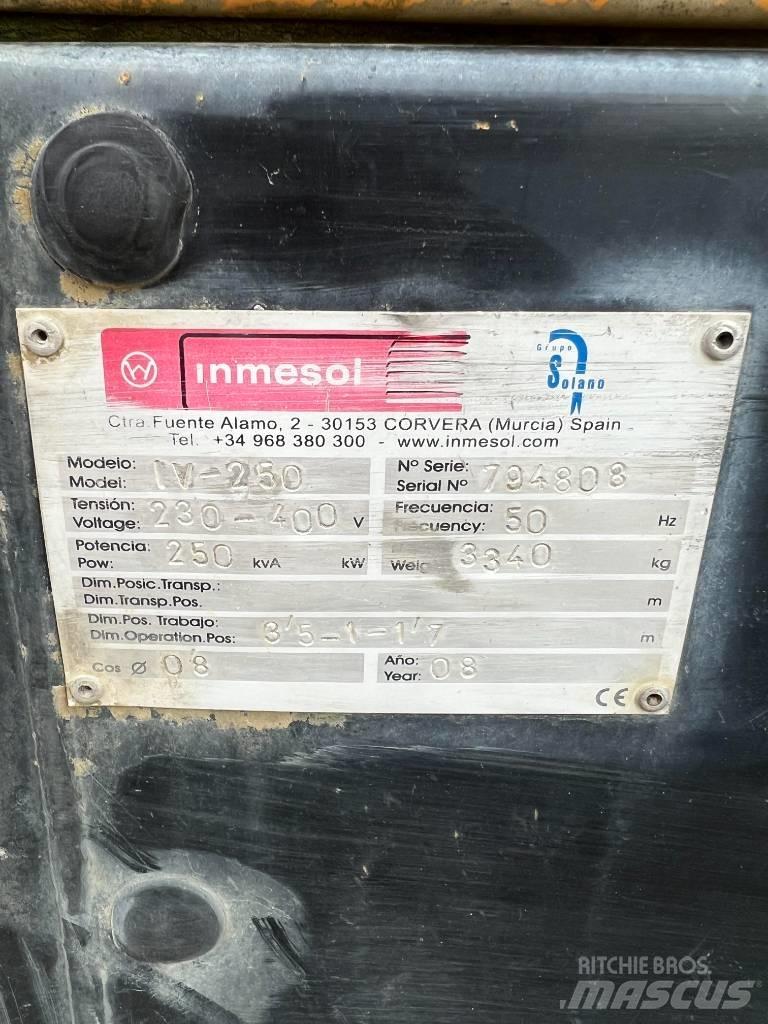 Inmesol IV-250 디젤 발전기