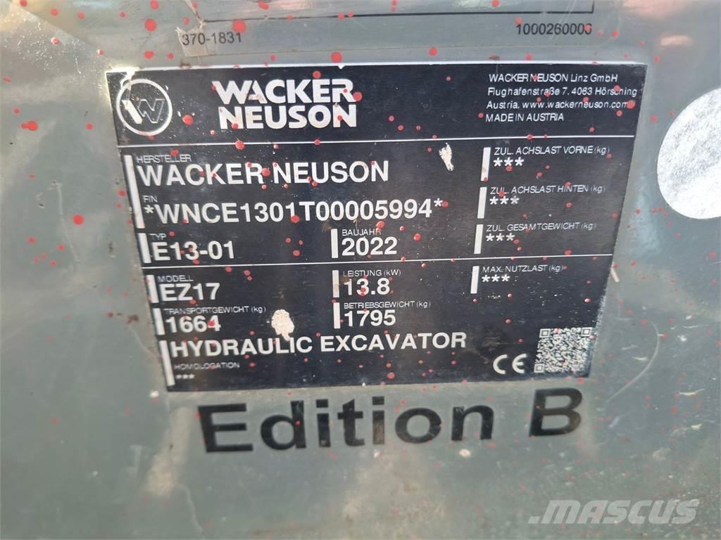 Wacker Neuson EZ17 대형 굴삭기 29톤 이상