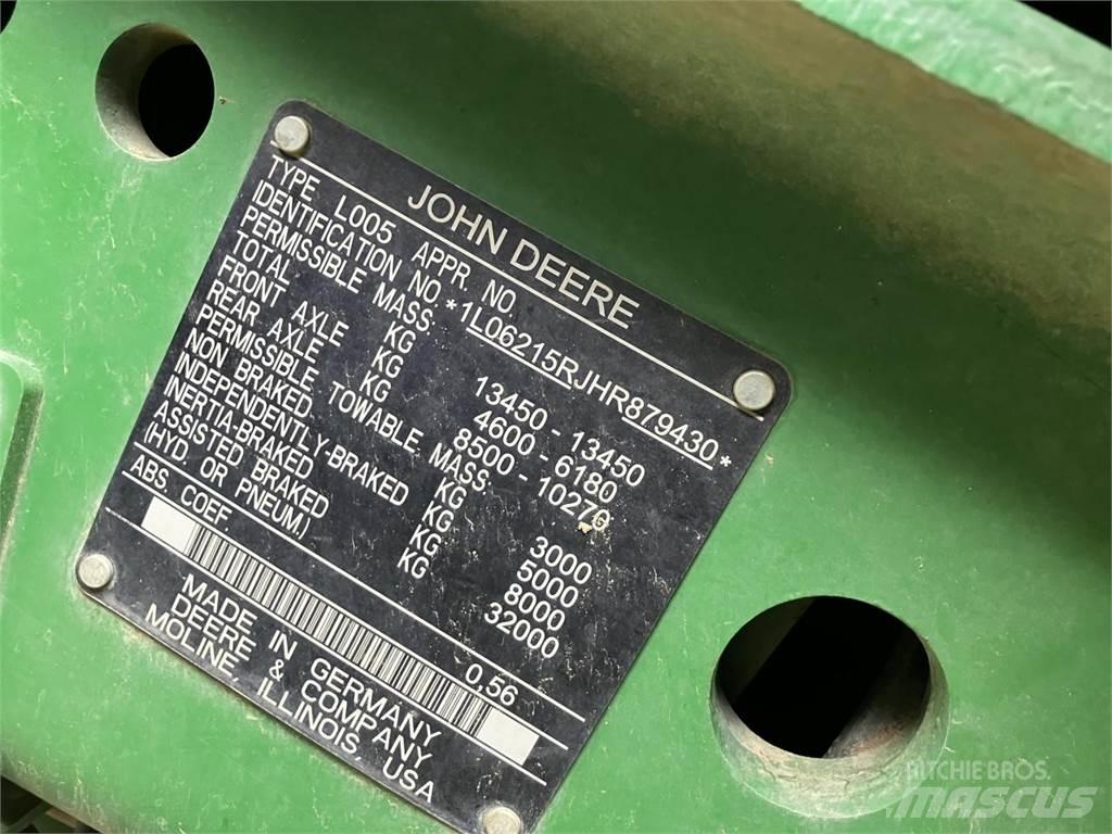 John Deere 6215R 트랙터
