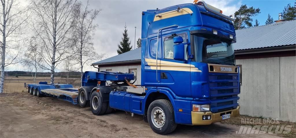 Scania R144 차량 수송차