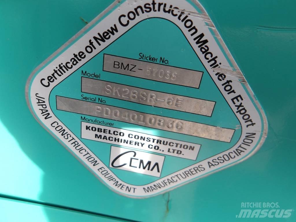 Kobelco SK 28 SR 소형 굴삭기 7톤 미만