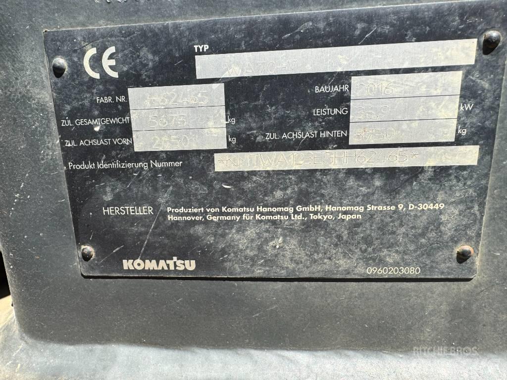 Komatsu WA70-7  휠로우더