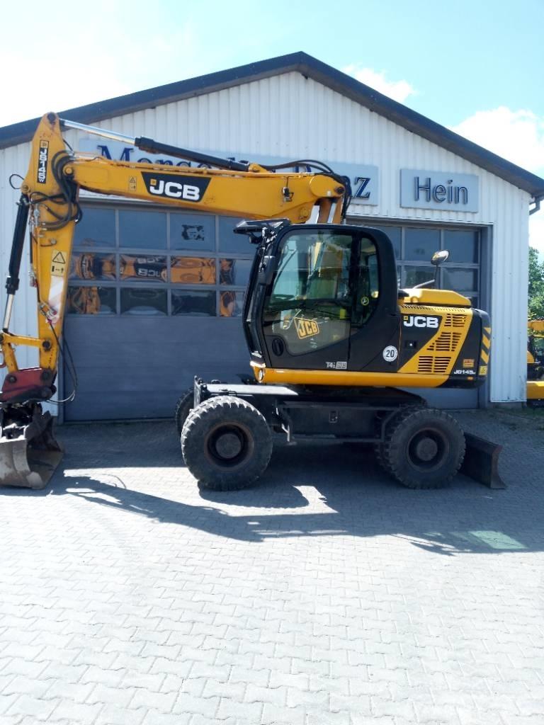 JCB JS 145 W  휠 굴삭기