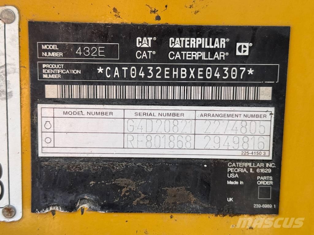CAT 432 E 백호로더