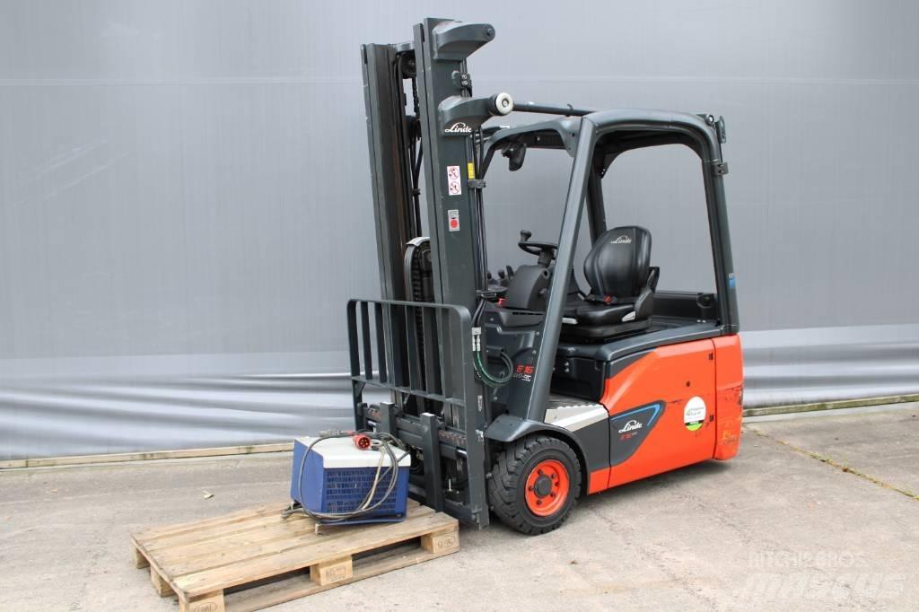 Linde E16-02 전동 지게차
