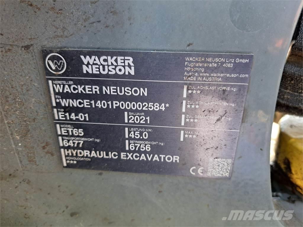 Wacker Neuson ET65 대형 굴삭기 29톤 이상