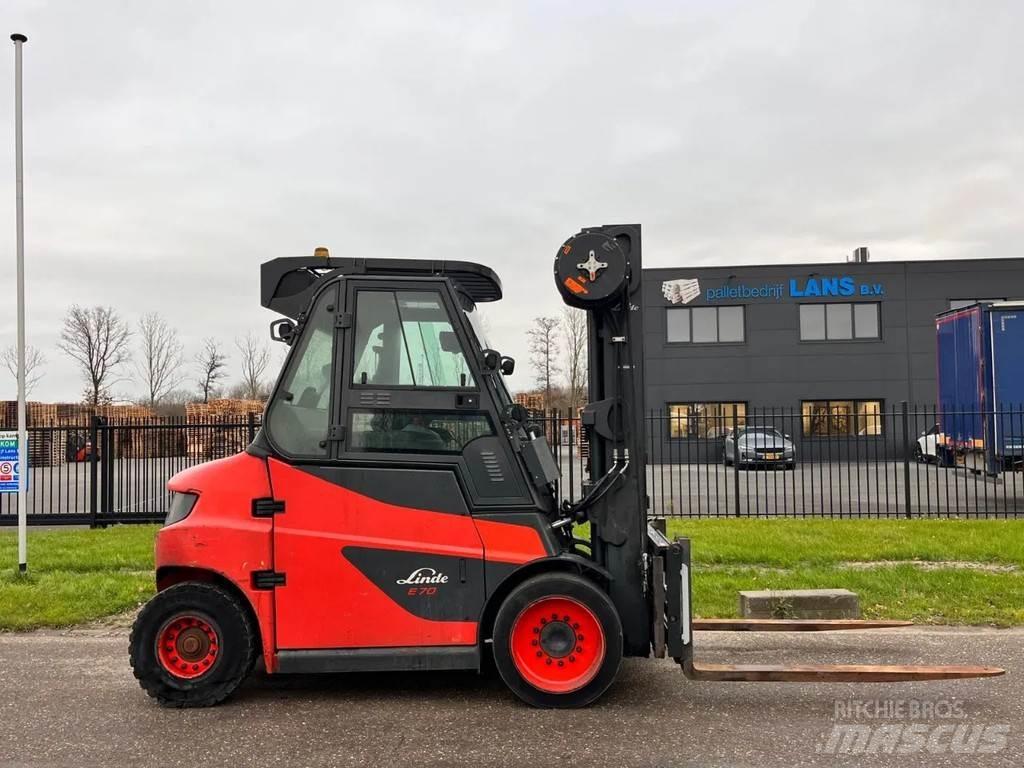 Linde E70-01 전동 지게차